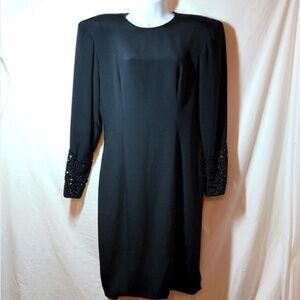 Pamela Dennis New York Vintage Lace Sleeve Trim Cocktail Dress 12